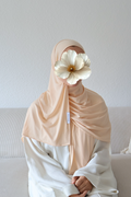 Premium Jersey Hijab golden blush