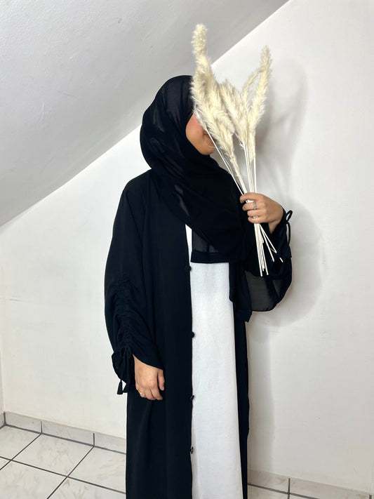 Kimono/ Abaya Basic schwarz