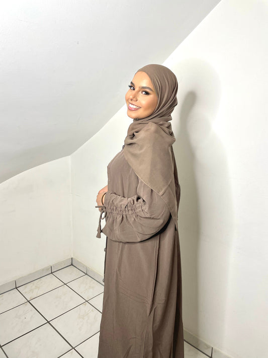 Kimono/ Abaya Basic braun