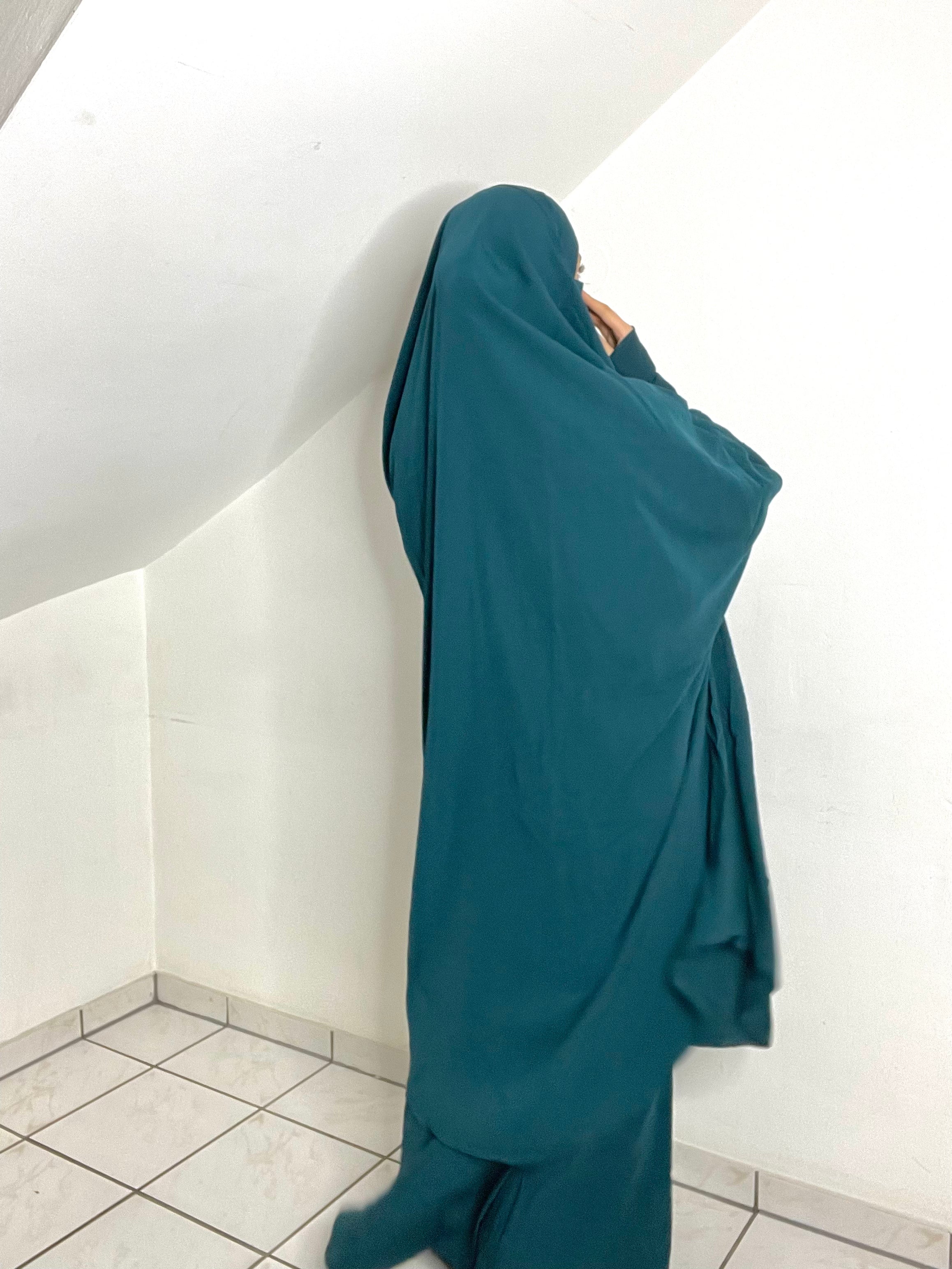 Jilbab mit Rock lycra (11 Farben verfügbar)